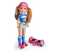 Nancy - Un Día con Mi Hoverboard, Muñeca Mecánica con Patinete Hoverboard para Niños y Niñas a Partir de 3 Años, Multicolor (Famosa 700015134), Color/Modelo Surtido