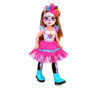 Nancy - Un día de Catrina, Muñeca con Traje Tradicional de Mexico y la Cara Decorada de Catrina, Celebration Edición Día De Los Muertos, para niñas y niños Desde 3 años de Edad, Famosa (NAC44000)