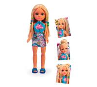 Nancy Un día de Trenzas Rubia, Muñeca con Peinado de Trenzas finitas y Muchos Accesorios para peinar y Hacer Diferentes Looks, Juguete para niñas y niños Mayores de 3 años, Multicolor