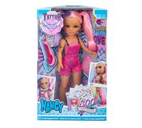 Nancy - Cada día un Tattoo, muñeca con Tatuajes de Pegatina Impermeables temporales para Jugar con Ella y decorarla, hasta 365 tatus Tipo calcomanía Diferentes, para niños y niñas, Famosa (700017335)