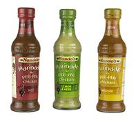 Nando's Peri-Peri Sauce 260g Triple Pack Medium, Lemon & Herb and Hot
