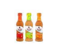 Nando's Selección de salsa Peri-Peri mediana, limón y hierbas, picante, 125 g cada una