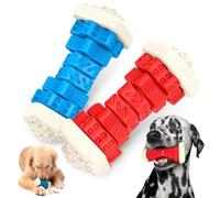 NANDSELL - Juguete para Perro Indestructible | Masticable Masticadores Agresivos Resistente de Caucho Natural, Limpieza Dental, Antiestrés | Mordedor Interactivo para Perros Grandes y Medianos (Rojo)