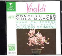 Nane Calabrese, viole d'amour - Concerti Per Viola d'Amore. 6 Concertos pour viole d'amour