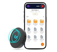 Nanezan Grabadora magnética activada por voz de 128 G (1600 horas), dispositivo de grabación MP3 con 70 horas de batería, grabadora de audio USB-C para trabajo, conferencias, reuniones, entrevistas