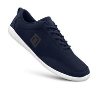 Nanga Barefoot Men - Zapatos Merino Descalzo para Hombre, Zapatillas de Exterior de Lana Merino, Zapatos de Salud, Zapatos de Trail Running (Azul Oscuro, Numeric_44), Azul Oscuro, 44 EU