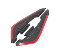 NANGAEBPPW 1 Par ala Universal para Motocicleta Aerodinámica Spoiler Decoración Dinámica Calcomanía para Motocicletas Bicicletas Eléctricas Scooters etcétera(Rojo)