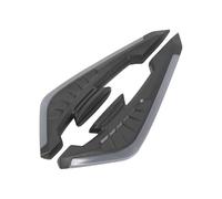 NANGAEBPPW 1 Par ala Universal para Motocicleta Aerodinámica Spoiler Decoración Dinámica Calcomanía para Motocicletas Bicicletas Eléctricas Scooters etcétera(Gray)