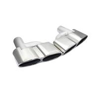 NANGAEBPPW 1 Par De Silenciadores De Escape De Acero Inoxidable Para Mercedes Para Benz W221 S300 S350 S65 S500 S600 Con Diámetro Interior De 60 Mm(Plata,Direct port)