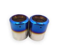NANGAEBPPW 1 Par De Silenciadores De Tubo De Escape De Acero Inoxidable Para Ford Para Kuga 2013 2014 2015 2016 2017 2018 2019 2020(Azul)