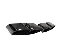 NANGAEBPPW 1 Par De Silenciadores Tubo De Escape Para Panamera 2017 2018 2019 2020 Turbo Boquillas Traseras Cuadradas De Acero Inoxidable 304 De 4 Salidas(NEGRO)