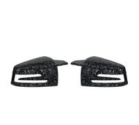 NANGAEBPPW 2 Piezas Adhesivo Patrón Fibra De Carbono Cubiertas Espejo Retrovisor Lateral Para Mercedes Para Benz W176 W246 W204 W212 W221 C117 X204 X156(Forged Grain)
