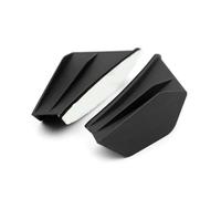 NANGAEBPPW 2 Piezas Aletines Universales para Moto Spoiler Aerodinámico ala Dinámica con Adhesivo(Negro)