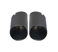 NANGAEBPPW 2 Piezas De Silenciador De Escape De Acero Inoxidable 304 Para Toyota RAV4 2019 2020 2021 2022 2023 2024(NEGRO)
