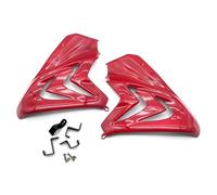 NANGAEBPPW Accesorios de Moto Piezas Chasis Spoilers Tipo tiburón Panel de Cubierta de carenado Lateral para CBR650R 2019 2020 2021 2022 2023(Matte Red)