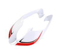 NANGAEBPPW Accesorios Moto Carenado ala Fija Pequeño Spoiler ala Aerodinámica para Yamaha YZF R1 YZFR1 YZFR1M 2020-2025(Glossy White-Red)