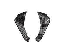 NANGAEBPPW Accesorios Motocicleta Faldón Delantero ala deflectora Cubierta para Aprilia RS660 RS 660 2021-2024 Cono Aerodinámica Carenero Winglets(Textura de Fibra de Carbono)