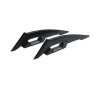NANGAEBPPW Alas Laterales para Motocicleta Spoiler Aerodinámico Dinámico Alas Recorte Carrocería Calcomanía Carena Deflectores Accesorios Exteriores(Negro)