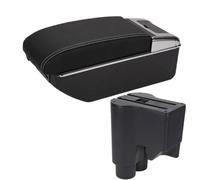 NANGAEBPPW Caja De Brazo Auto Almacenamiento Central Brazo De Contención Para Daihatsu Para Sirion Para Materia 2007-2015(B3 Negro blanco 7USB)