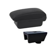NANGAEBPPW Caja De Brazo Central Para Seat Para Ibiza Para Ibiza MK4 IV 6J 2008 2009 2010 2011 2012 2013 2014 2015 2016 2017(C2 Línea negra SIN USB)