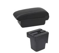 NANGAEBPPW Caja De Reposabrazos Central Para F&ord Para Focus 2 Para Focus 2 Mk2 2005 2006 2007 2008 2009 2010 2011 Caja Almacenamiento Auto(A1 Negro blanco NOUSB)