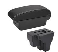 NANGAEBPPW Caja De Reposabrazos Central Para KIA Para RIO Caja Reposabrazos Para KIA Para STONIC Para KIA Rio Lx Para Cerato Reposabrazos Auto(B3 Negro blanco 3USB)