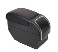 NANGAEBPPW Caja De Reposabrazos Coche Para Opel Para Corsa F 2019 2020 2021 2022 2023 2024 Accesorios Coche Retrofit(E red line 9USB)
