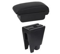 NANGAEBPPW Caja Descansabrazos Para Peugeot 107 Caja Descansabrazos Central Piezas De Retrofitting Almacenamiento Central(C1 línea negra)