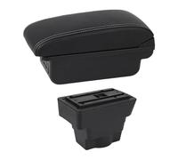 NANGAEBPPW Caja Reposabrazos Auto Para Opel Para Astra J 2012 2013 2014 2015 2016 2017-2023Consola Central Caja De Almacenamiento USB(C1 Línea Blanca)