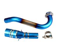 NANGAEBPPW Colector De Escape Motocicleta Para Y&amaha XMAX300 XMAX 300 2017-2024 De Acero Inoxidable Y Aleación Titanio Tubo Enlace Delantero De 51 Mm(Titanium Alloy D)