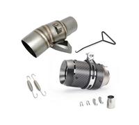 NANGAEBPPW Conector De Tubo Central De 51 Mm Accesorios Modificados De Acero Inoxidable Silenciador De Escape Para Motocicleta Para XADV 750(Style F)