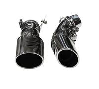 NANGAEBPPW De Acero Inoxidable 304 Con Silenciador De Una Sola Salida 1 Par De Puntas De Escape Para Mercedes Para Benz W211 E300 E280 E260 2002-2007