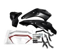 NANGAEBPPW Deflector Inferior Motor Moto Panza Protector Deslizamiento Cubierta Carenado para CB650FE CB650F 2014-2020 para CB650R 2019-2024(Negro)
