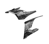 NANGAEBPPW Deflectores de Carena de Moto Cubiertas de Perfil Alar Lateral Winglets Cubreviento Protector para CB650R 2018-2023(Forged Carbon Fiber)