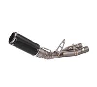 NANGAEBPPW Escape De Titanio Para Motocicleta Para YZF R1 MT-10 R1M 2015-2023 Silenciador Modificado Tubo De Enlace Intermedio De 50.8 Mm(Titanium Alloy F)