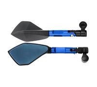 NANGAEBPPW Espejo Retrovisor Universal para Motocicleta Accesorio Modificado para Calle Ciclomotor Scooter(Azul)