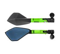 NANGAEBPPW Espejo Retrovisor Universal para Motocicleta Accesorio Modificado para Calle Ciclomotor Scooter(Verde)