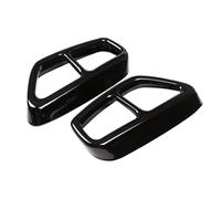 NANGAEBPPW Juego De 2 Embellecedores De Acero Inoxidable Para El Tubo De Escape Trasero Doble Color Negro Brillante Para Serie 5 G30 G31 2017-2022