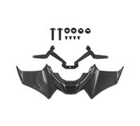 NANGAEBPPW Motocicleta Sport Carga aerodinámica Spoilers Delanteros Naked Alerón aerodinámico Deflector para Yamaha MT 07 MT-07 2021 2022 2023(Twill Pattern)