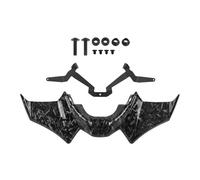 NANGAEBPPW Motocicleta Sport Downforce Naked Spoilers Delanteros ala aerodinámica Deflector para Yamaha MT 07 MT-07 SP 2021 2022 2023(Forged Pattern)