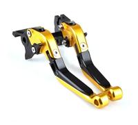 NANGAEBPPW Palanca De Embrague De Freno Extensible Y Plegable Ajustable CNC Para Motocicleta Para ZONTES ZT310T 310V 310X 310R ZT250R/S(Gold black)
