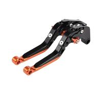 NANGAEBPPW Palanca De Embrague Y Freno Para Motocicleta Para CB125R CB150R CB150X CB300R CB190R CB190SS Palancas Plegables Ajustables(Naranja negra)