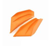 NANGAEBPPW para 2PCS Spoiler de Moto ala Winglet Aleta Lateral Aerodinámica Spoiler Universal(Naranja)