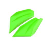 NANGAEBPPW para 2PCS Spoiler de Moto ala Winglet Aleta Lateral Aerodinámica Spoiler Universal(Verde)