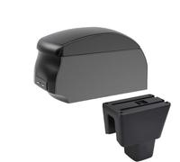 NANGAEBPPW Para Amaze Caja De Brazo De Coche Caja De Consola Central Caja De Almacenamiento De Brazo(A2 Black single)