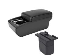 NANGAEBPPW Para C&hevrolet Para Cruze Caja Reposabrazos Brazo 2009 2010 2011 2013 2014 2015 Caja Almacenamiento Consola Central Interior(A2 línea negra Sin USB)