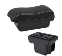 NANGAEBPPW Para C&hevrolet Para NIVA Kit Retrofit Reposabrazos Caja Reposabrazos Auto Caja Almacenamiento Accesorios Interiores Auto Carga USB(C3 Negro blanco SIN USB)