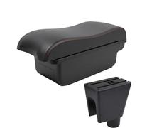 NANGAEBPPW Para C&hevrolet Para Spark Caja Reposabrazos Para Spark 3 III Para Aveo T200 Caja De Almacenamiento De Reposabrazos Auto(A1 Negro rojo SIN USB)