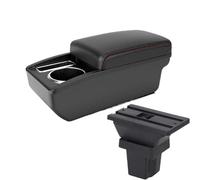 NANGAEBPPW Para C&hevrolet Para Trax Caja Reposabrazos Para Trax Para Tracker 2015-2019 Reposabrazos Coche Caja De Almacenamiento Brazo(A1 Negro rojo SIN USB)