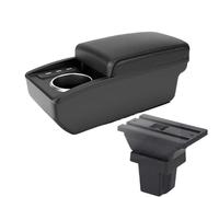 NANGAEBPPW Para C&hevrolet Para Trax Caja Reposabrazos Para Trax Para Tracker 2015-2019 Reposabrazos Coche Caja De Almacenamiento Brazo(B2 Línea negra 6USB)